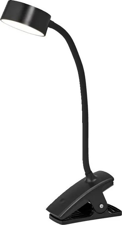 Osram - ściemnialna lampka biurkowa z klipsem OFFICE LINE LED/4,8W/230V czarna