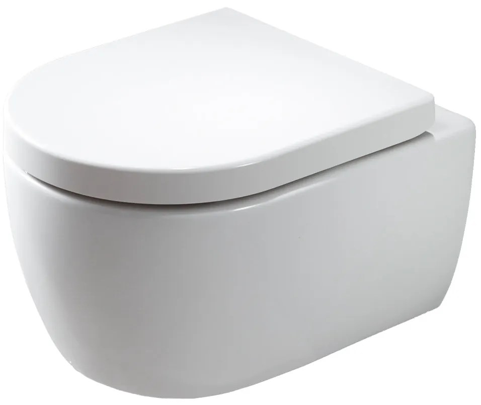 Miska WC wisząca lejowa bezkołnierzowa NT2039