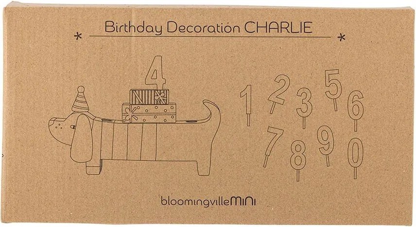 Drewniany świecznik Charlie – Bloomingville Mini