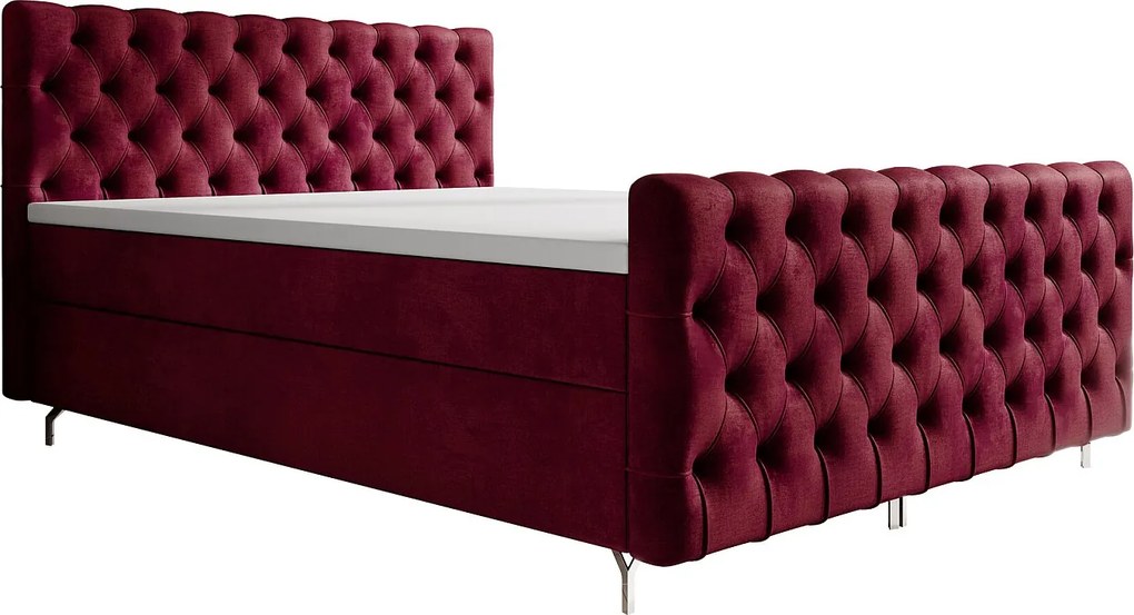 Łóżko kontynentalne Chester Plus 160x200 Monolith 59