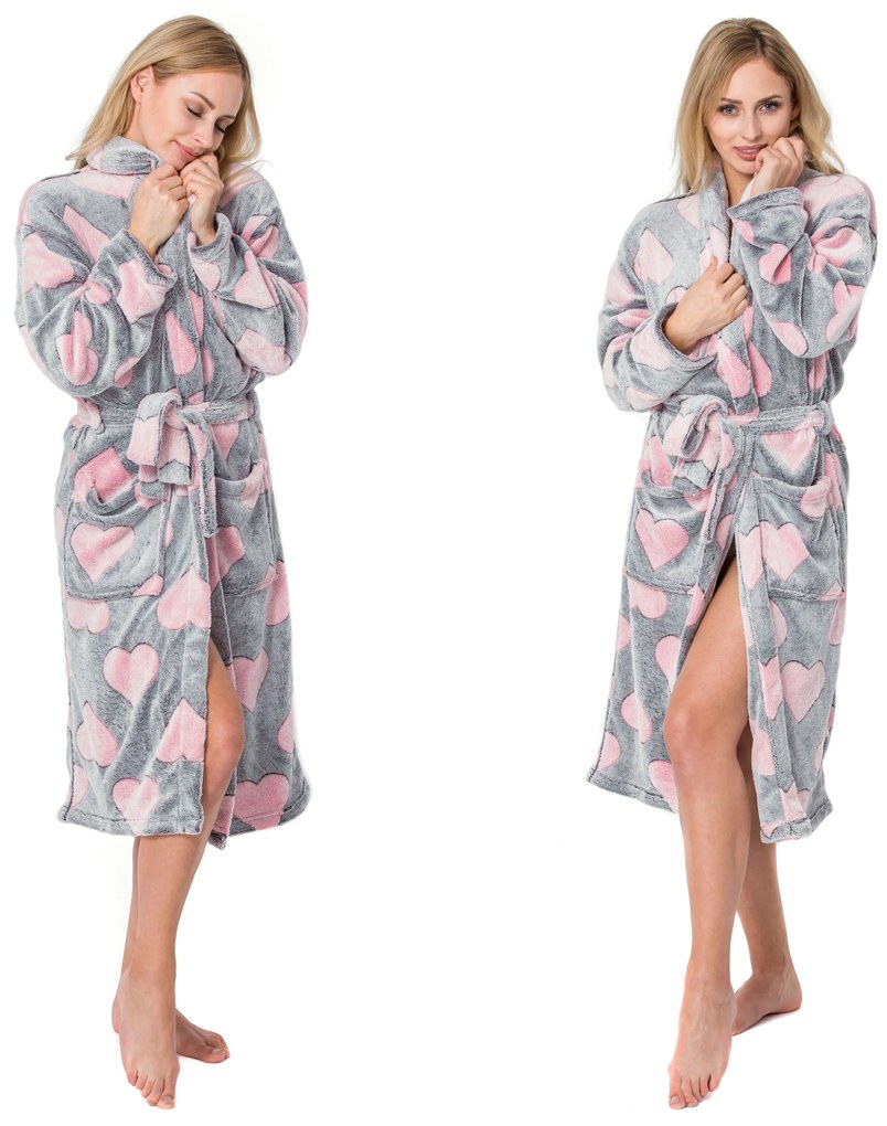 Szlafrok damski Hearts