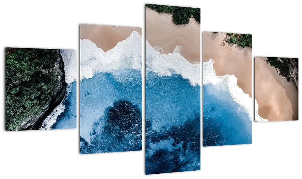 Obraz plaży Nusa Penida, Indonezja (125x70 cm)