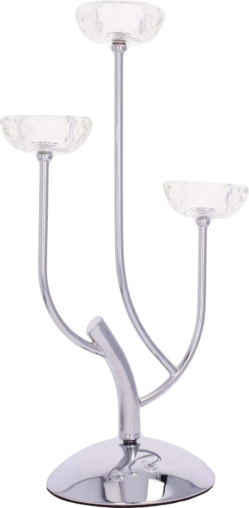 Świecznik Elisabeth silver wys. 44,5cm