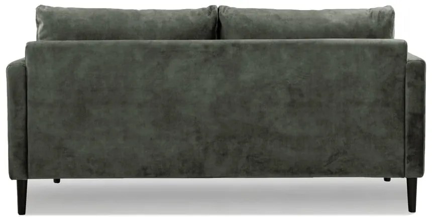 Zielono=szara sofa z aksamitnym obiciem Scandic Adagio, szer. 153 cm