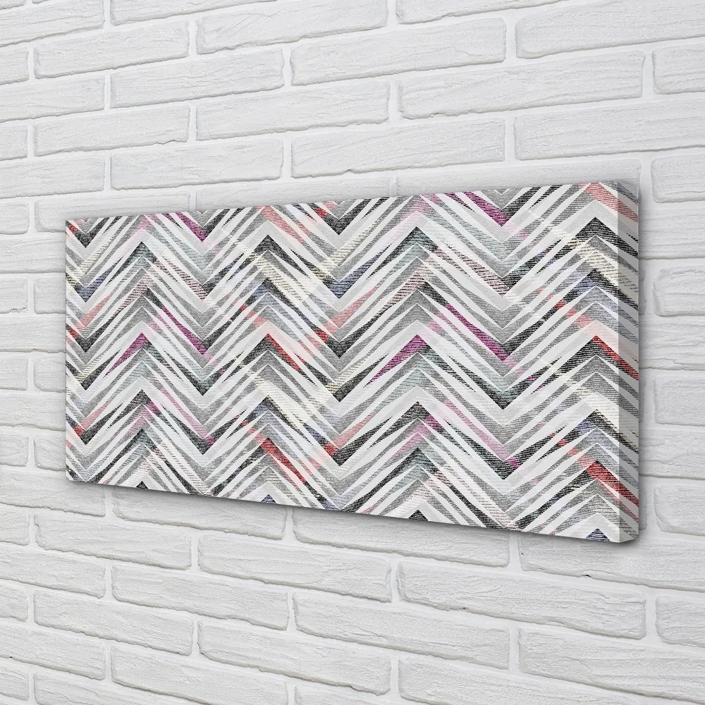 Zdjęcie na płótnie Kolorowy Wzór Jodełki