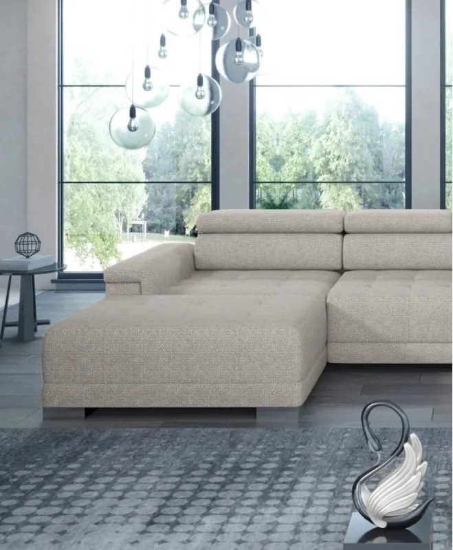 Narożnik CAMPO XL z elektryczną regulacją siedziska WERSAL