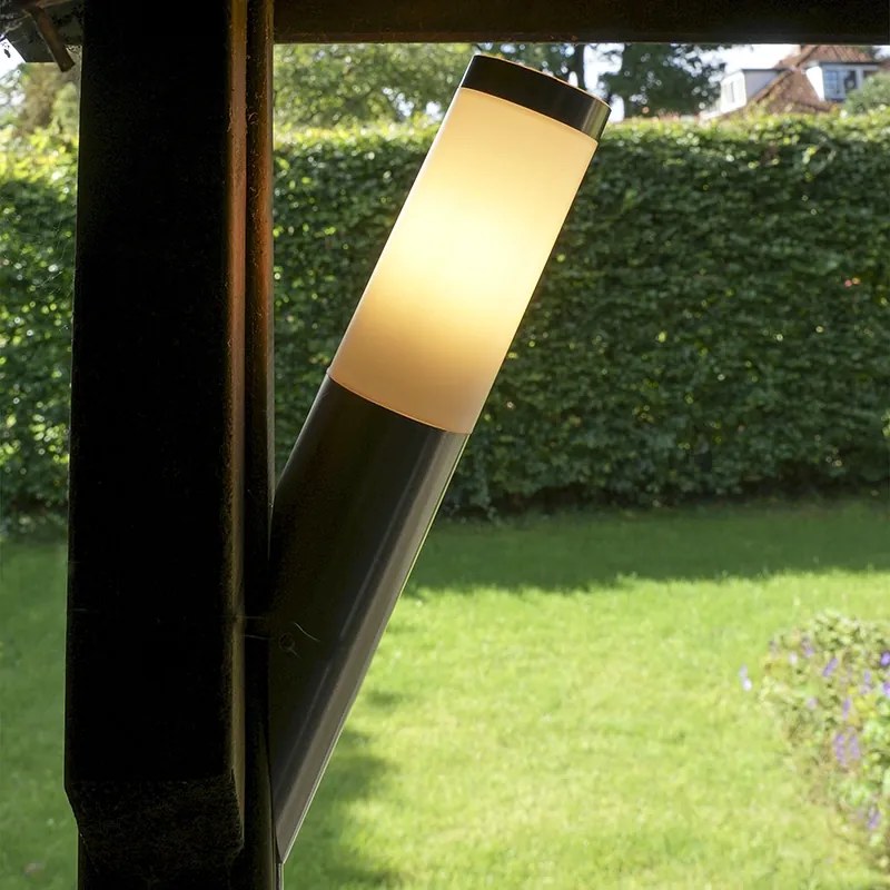 Nowoczesna lampa ścienna outdoor stal IP44 - Rox