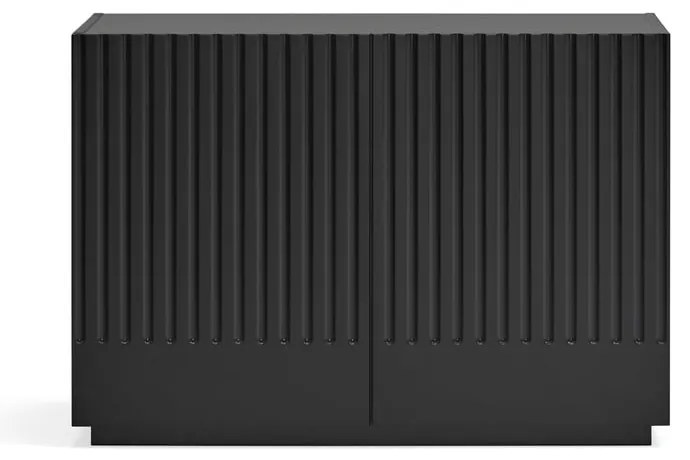 Czarna niska komoda 100x70 cm Doric – Teulat