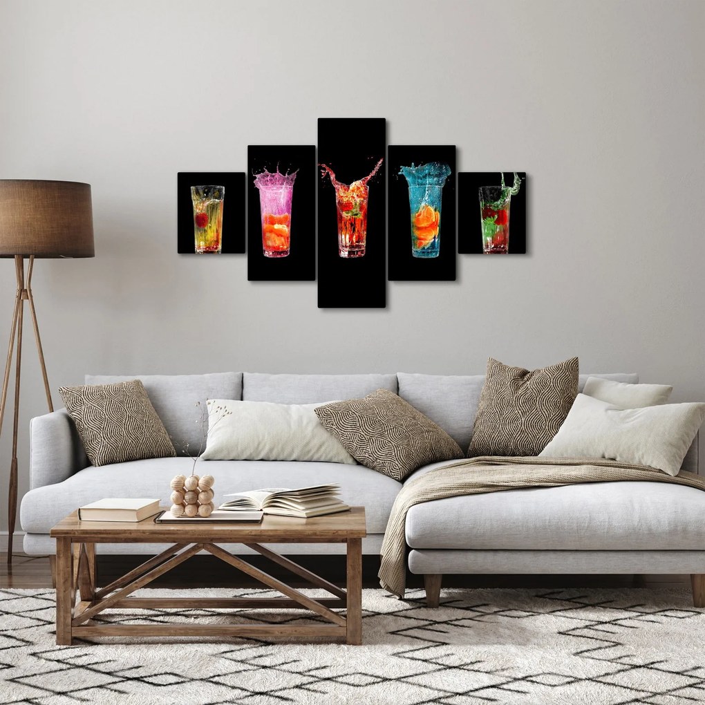 Obraz napojów (125x70 cm)