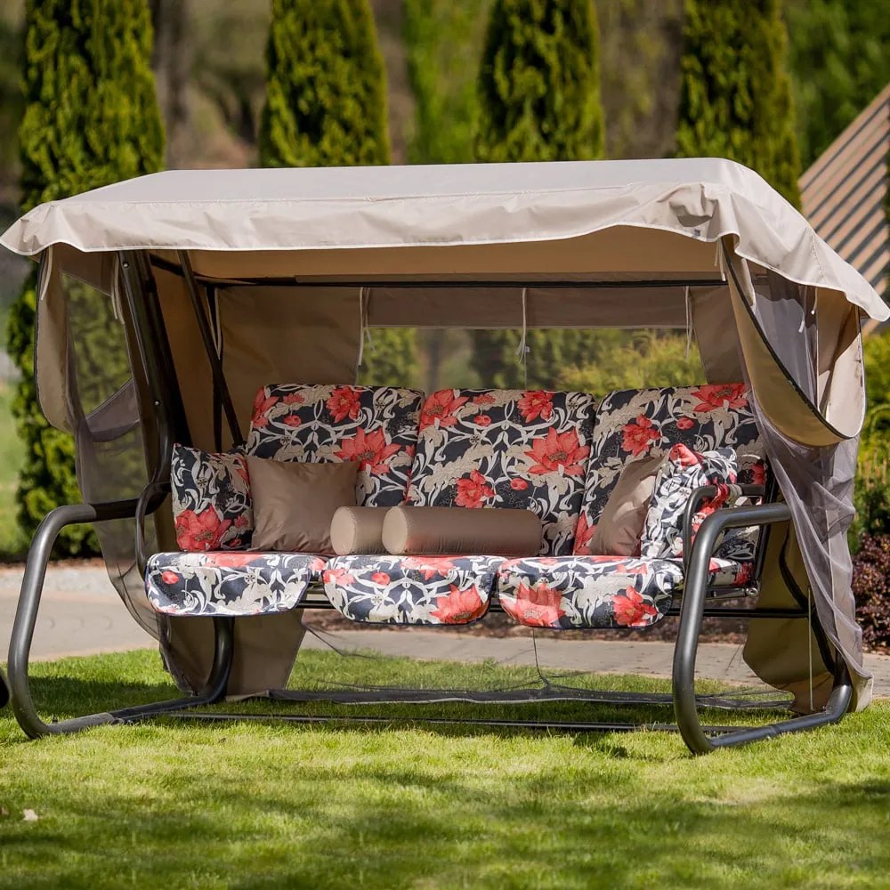 Huśtawka ogrodowa z moskitierą Venezia Lux A090-03LB PATIO