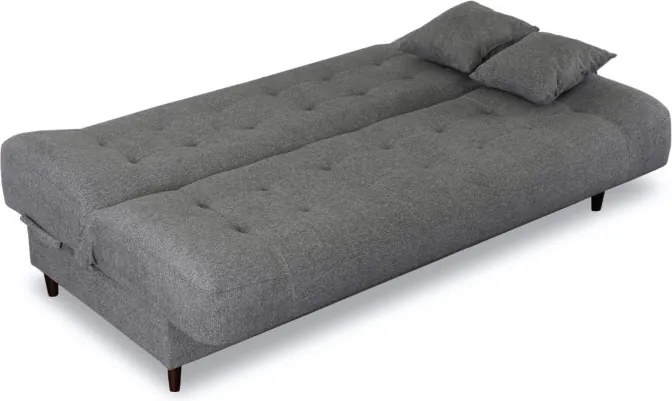 Sofa z Funkcją Spania NEPAL Wersalka Rozkładana Dwuosobowa Szara Nowoczesna do Salonu