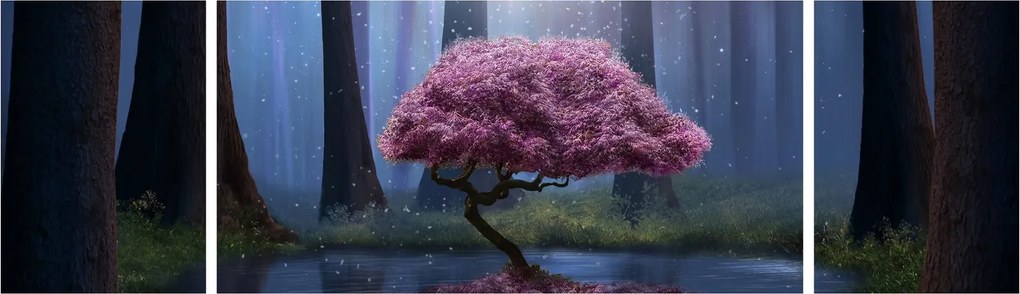Obraz - Magiczna noc (170x50 cm)