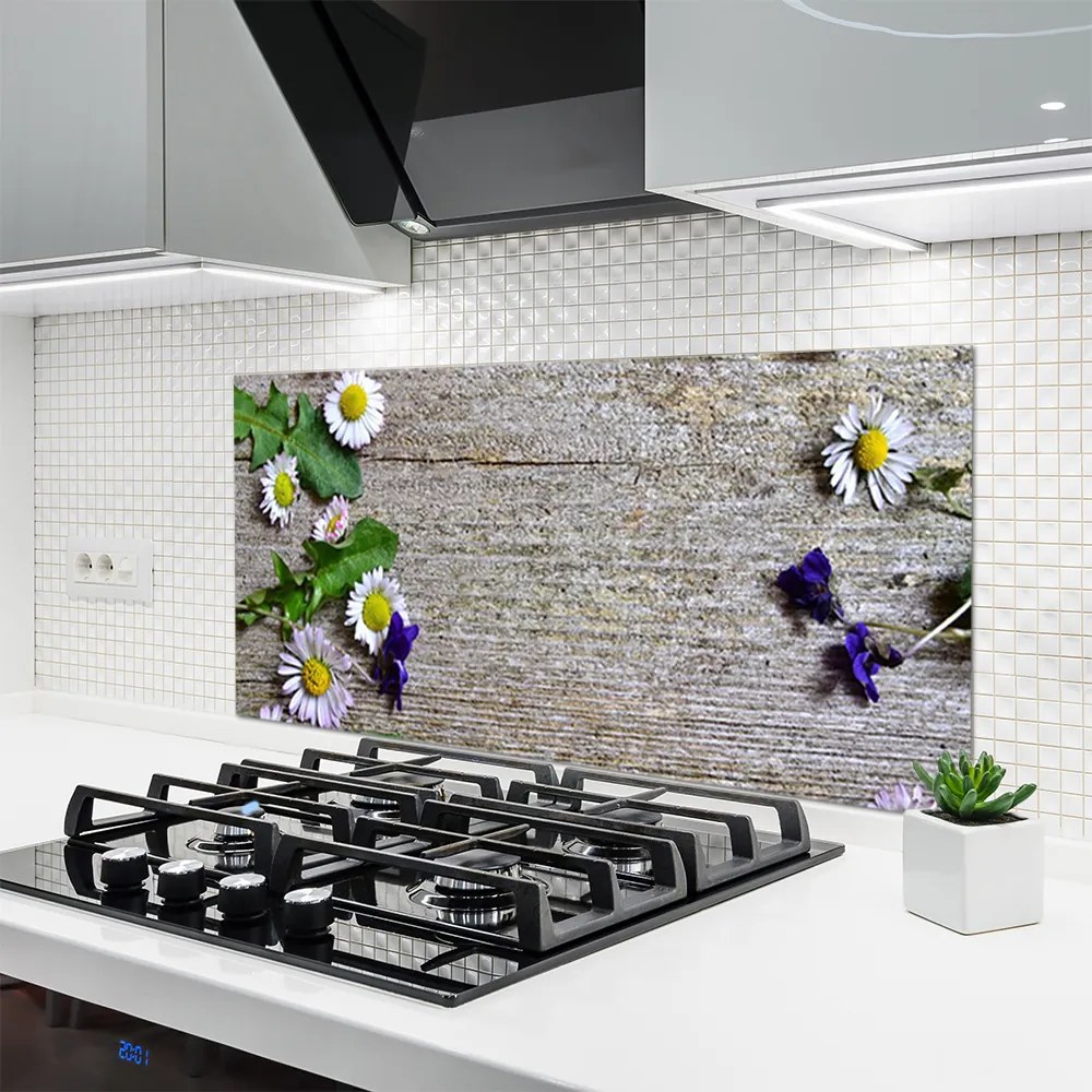 Panel nad blat kuchenny Urok Polnej Stokrotki