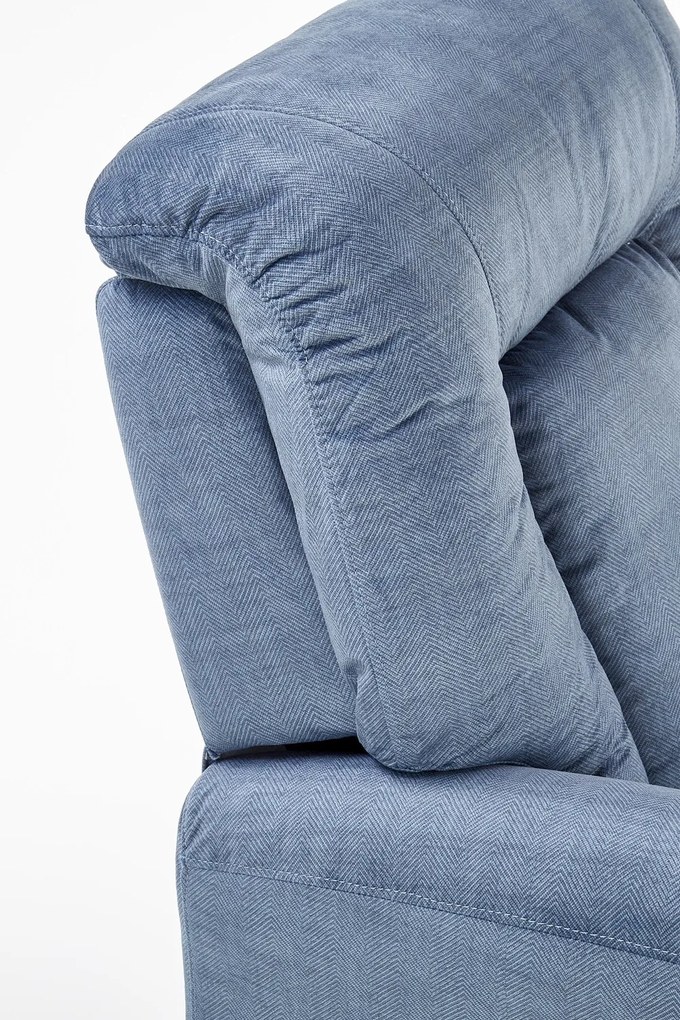 Rozkładany fotel wypoczynkowy na drewnianych nóżkach Bard