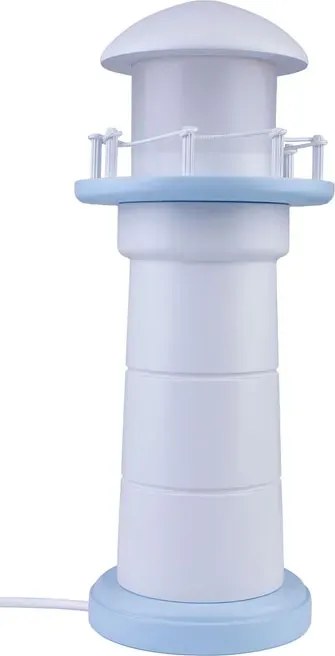 Biało-niebieska mała lampka dziecięca LED latarnia - S186 M4-C88