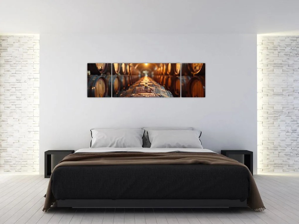 Obraz - Piwniczka na wino (170x50 cm)