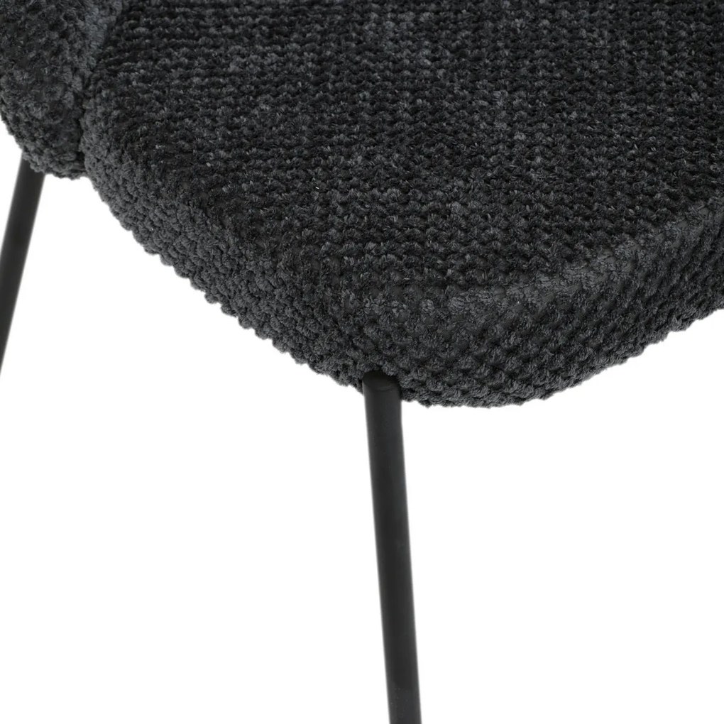 Zestaw krzeseł do jadalni Bouclé CT-W1077 GREY2, 4szt.
