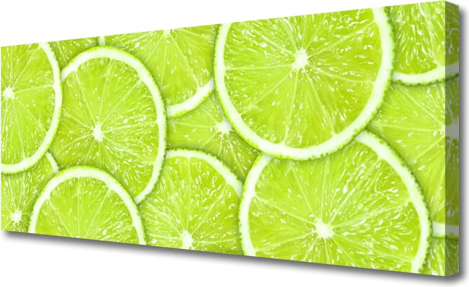 Obraz canvas Orzeźwiające Plasterki Limonki