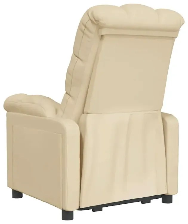 Kremowy rozkładany fotel C2-A70