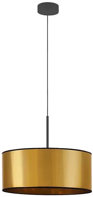 Złoty okrągły żyrandol wiszący 40 cm F5-T80