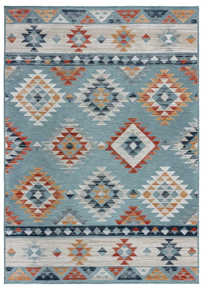 Niebieski dywan odpowiedni na zewnątrz 120x170 cm Avery Blue – Flair Rugs