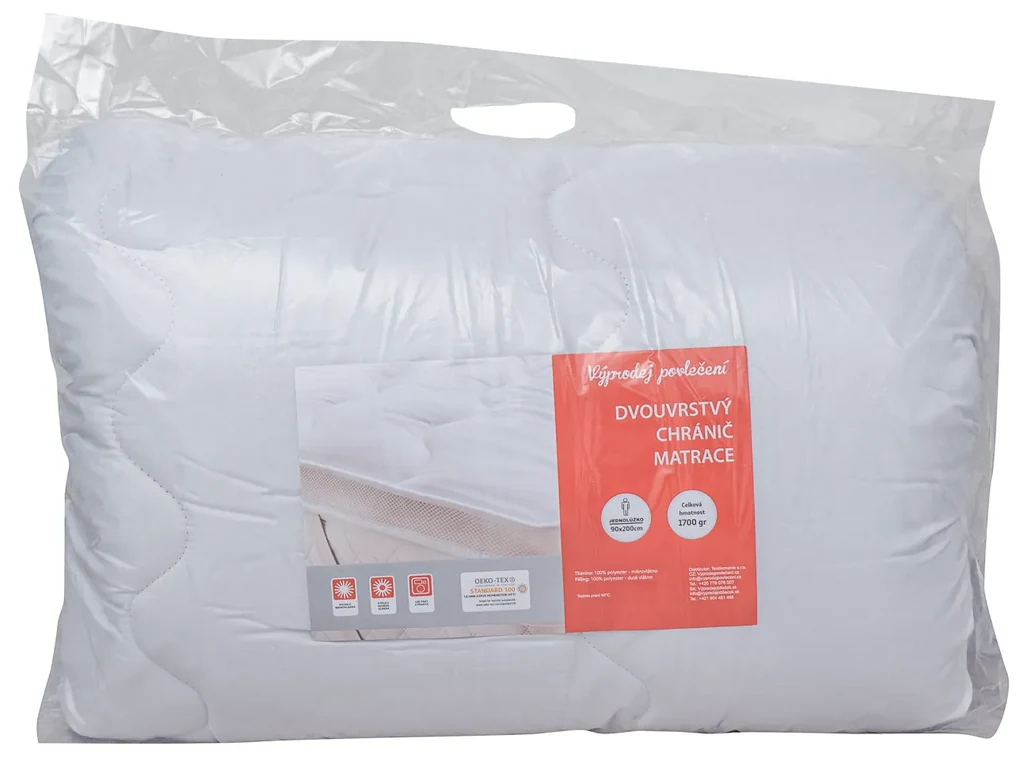 DWUWARSTWOWY ochraniacz na materac - TOPPER 120 x 200 cm