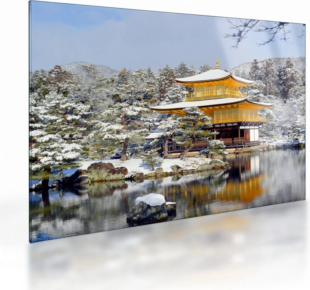 Obraz na szkle - Kinkakuji, Japonia (70x50 cm)