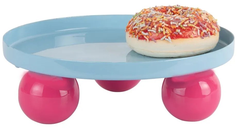 Metalowa taca dekoracyjna ø 20 cm Double Funky – PT LIVING