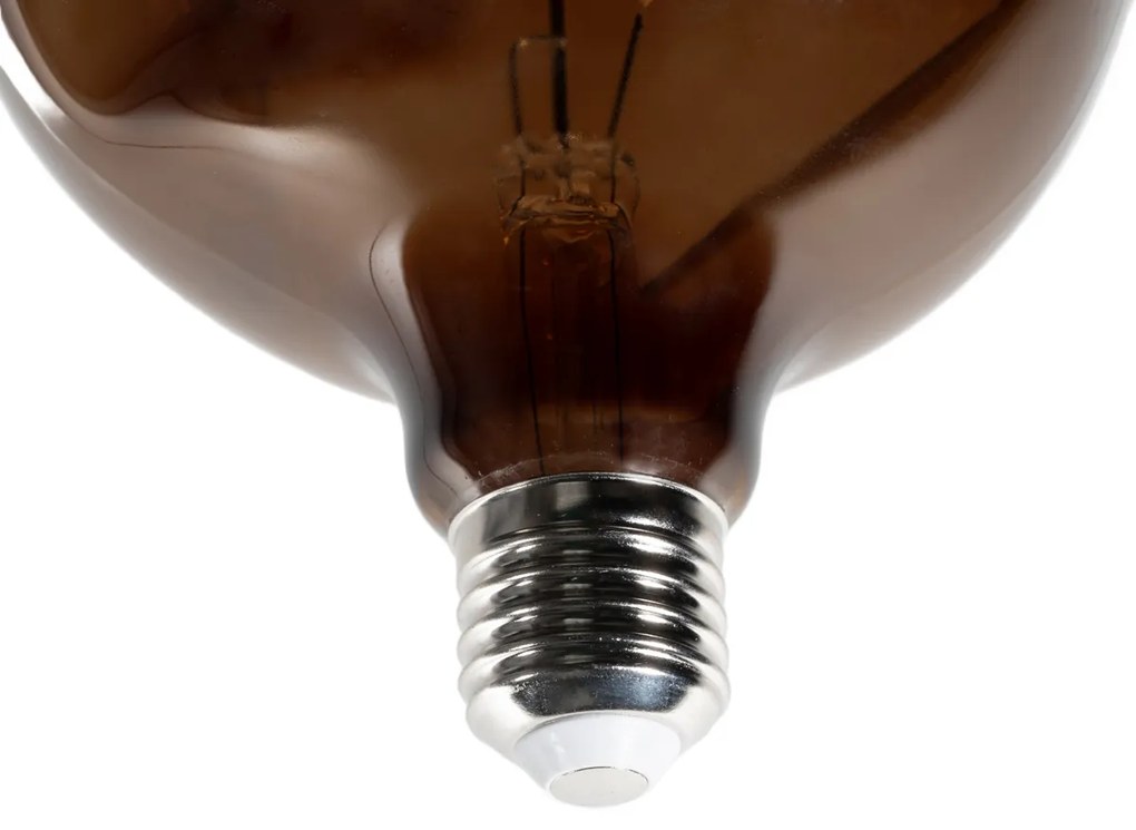 Zestaw 5 ściemnialnych żarówek LED E27 T125 brązowe 4W 120 lm 1800K