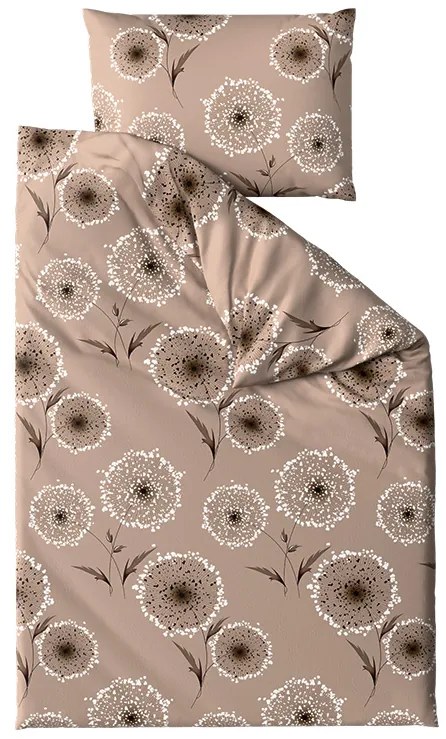 PrzytulneMieszkanie.pl PrzytulneMieszkanie.pl Pościel z mikropluszu PAMPELINO jasnobrązowa Rozmiar pościeli: 2 szt 70 x 90 cm | 200 x 220 cm