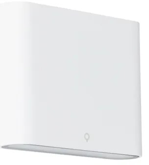 Nowoczesna lampa ścienna zewnętrzna biała 11,5 cm z LED - Batt