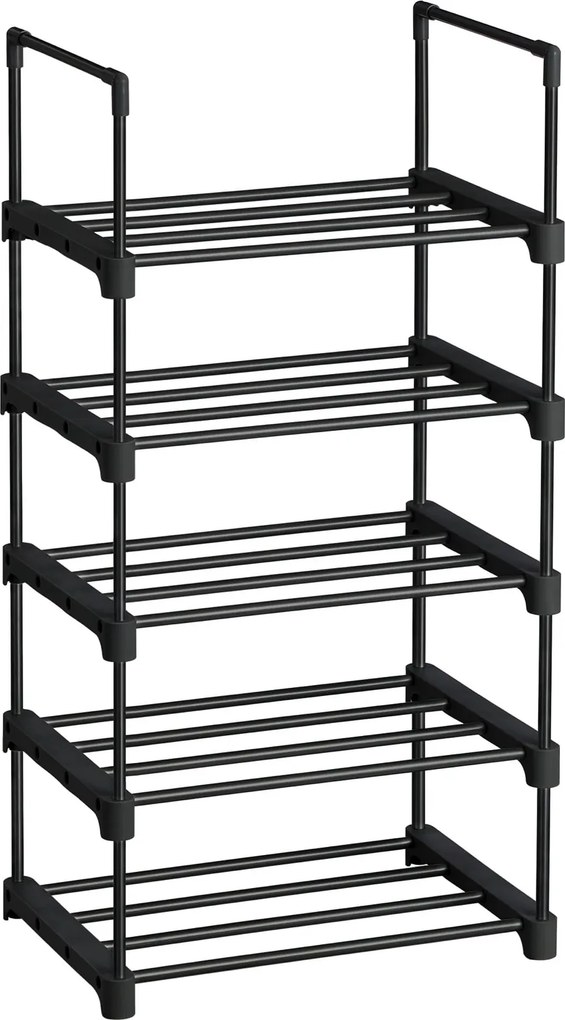 Metalowy stojak na buty 5 półek Barkan 005