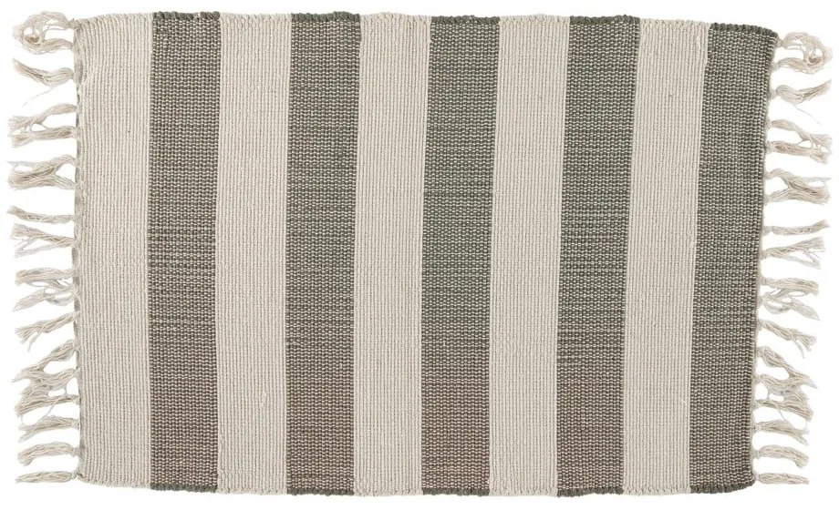 Zielono-beżowy dywanik łazienkowy 50x80 cm Ivar – Tiseco Home Studio