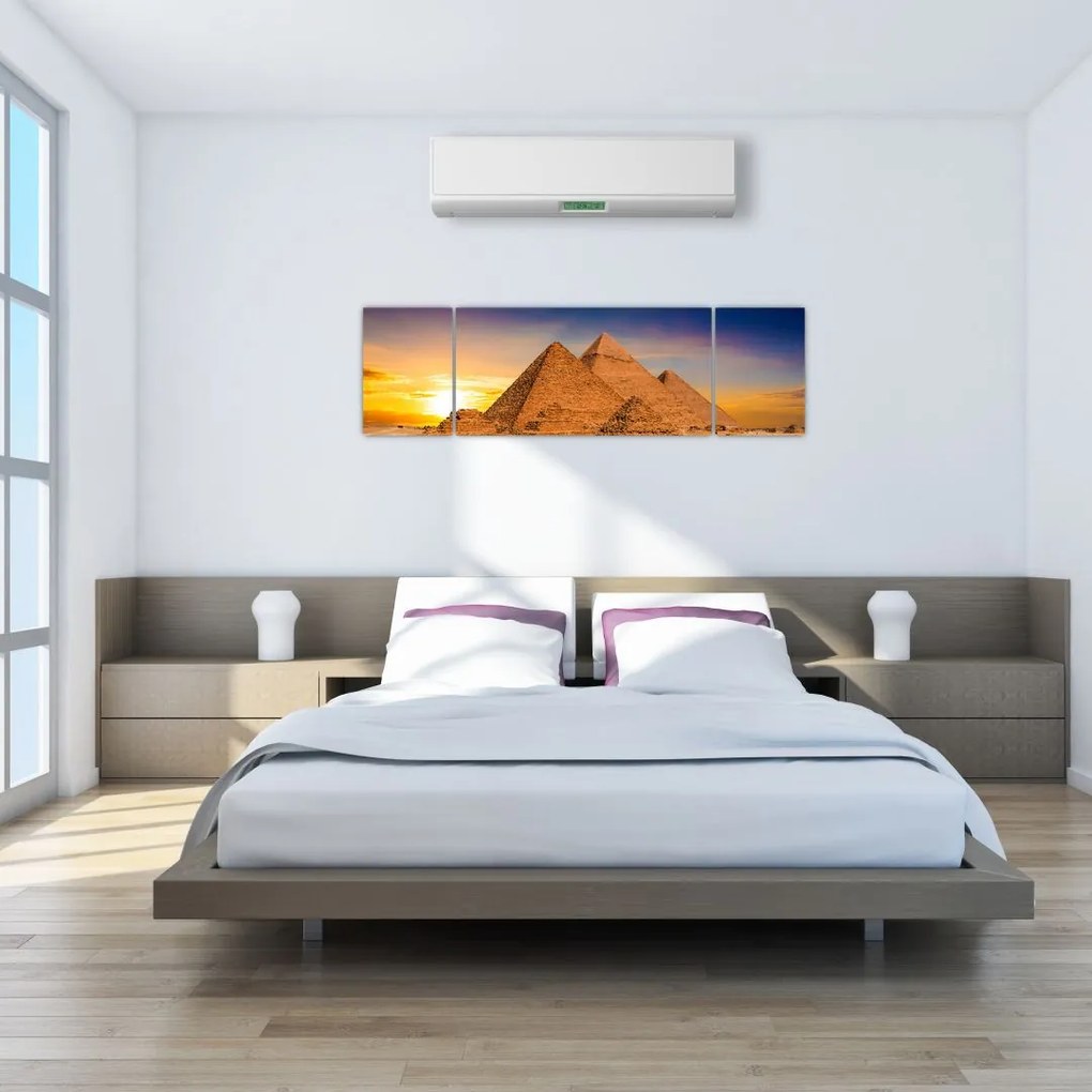 Obraz - piramidy egipskie (170x50 cm)
