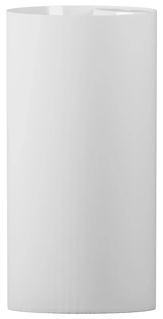 Umywalka z konglomeratu wolnostojąca okrągła biała błyszcząca 87 x 44 cm KALMI WHITE GLOW z otworem na baterię : Podłączenie syfonu - Do podłogi