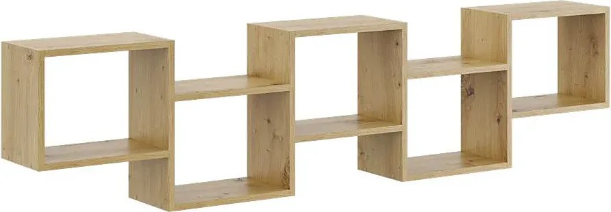 Nowoczesna półka ścienna w kolorze dąb artisan P2-N39