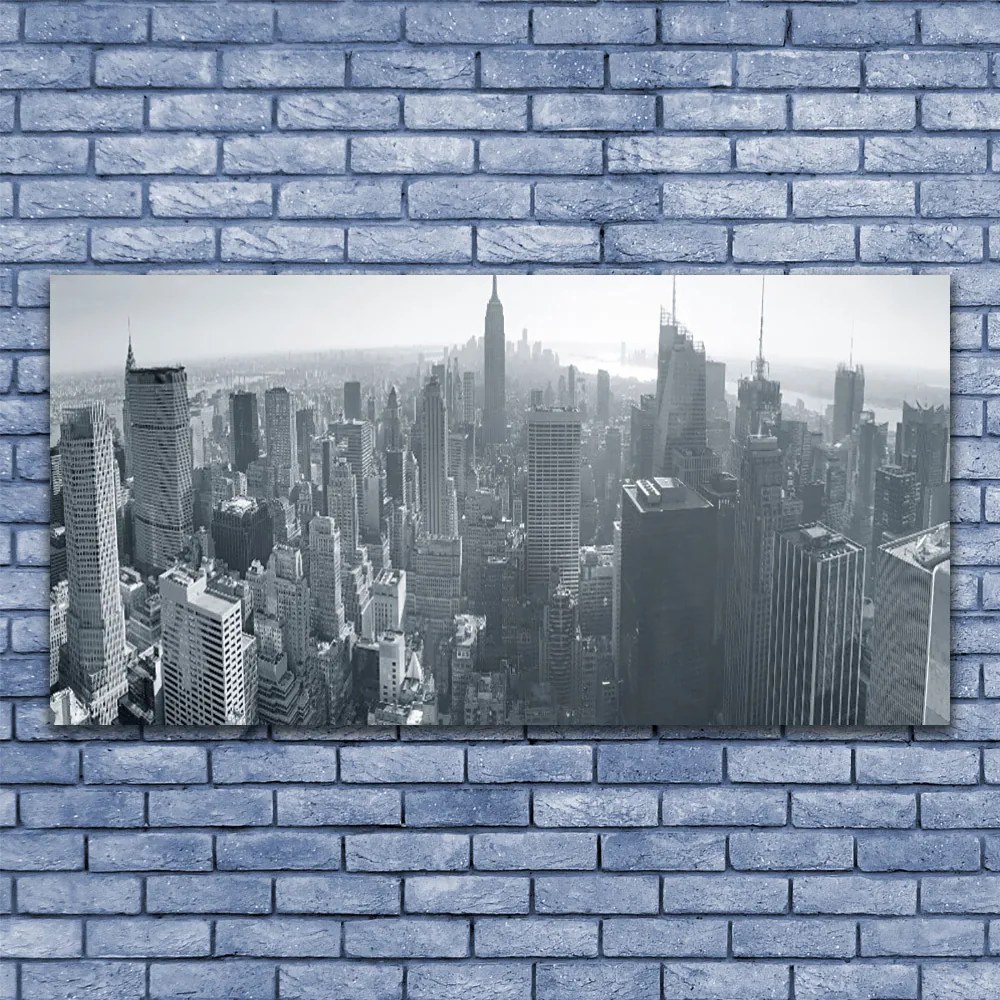 Obraz na płótnie Panorama Miejskich Wieżowców