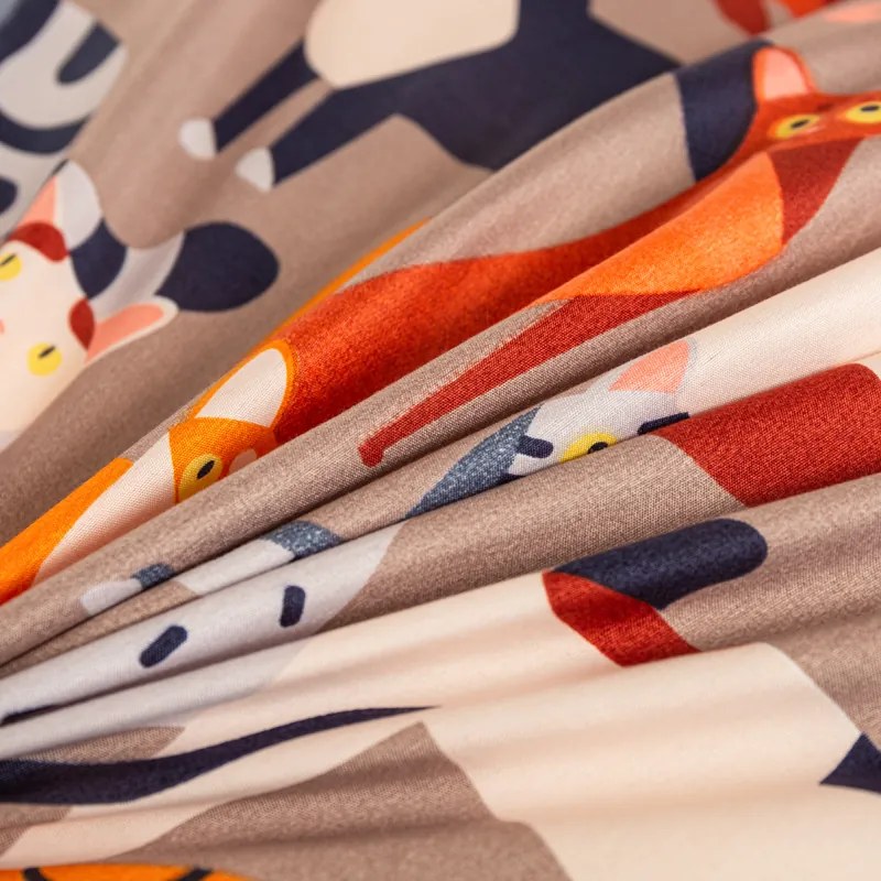 Poszewka na poduszkę z mikrofibry CATMOSPHERE 70x90 cm, kolorowa