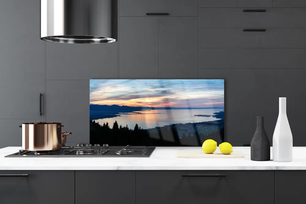 Szkło Ozdobne do Kuchni Bezkresny Horyzont nad Oceanem