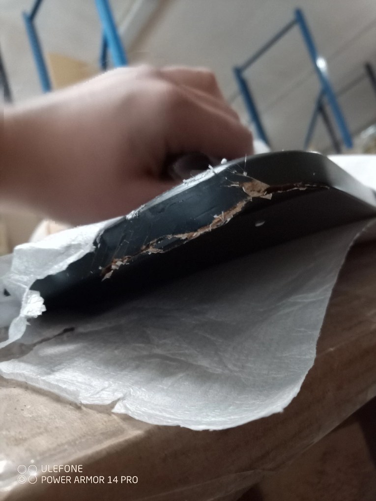 PROMOCJA Czarny stół jadalniany BERGEN 120x80 cm II. gatunek