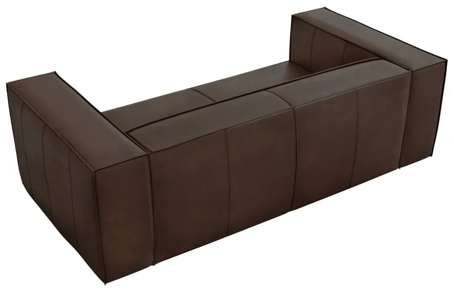 Ciemnobrązowa skórzana sofa 212 cm Madame – Windsor &amp; Co Sofas