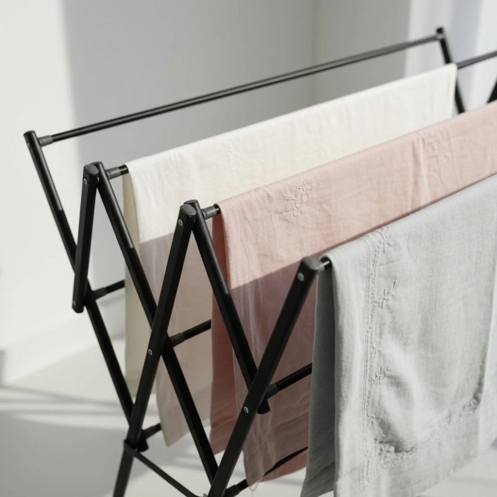 Rozkładana suszarka na pranie HARMEN, trzypoziomowa, 9 m