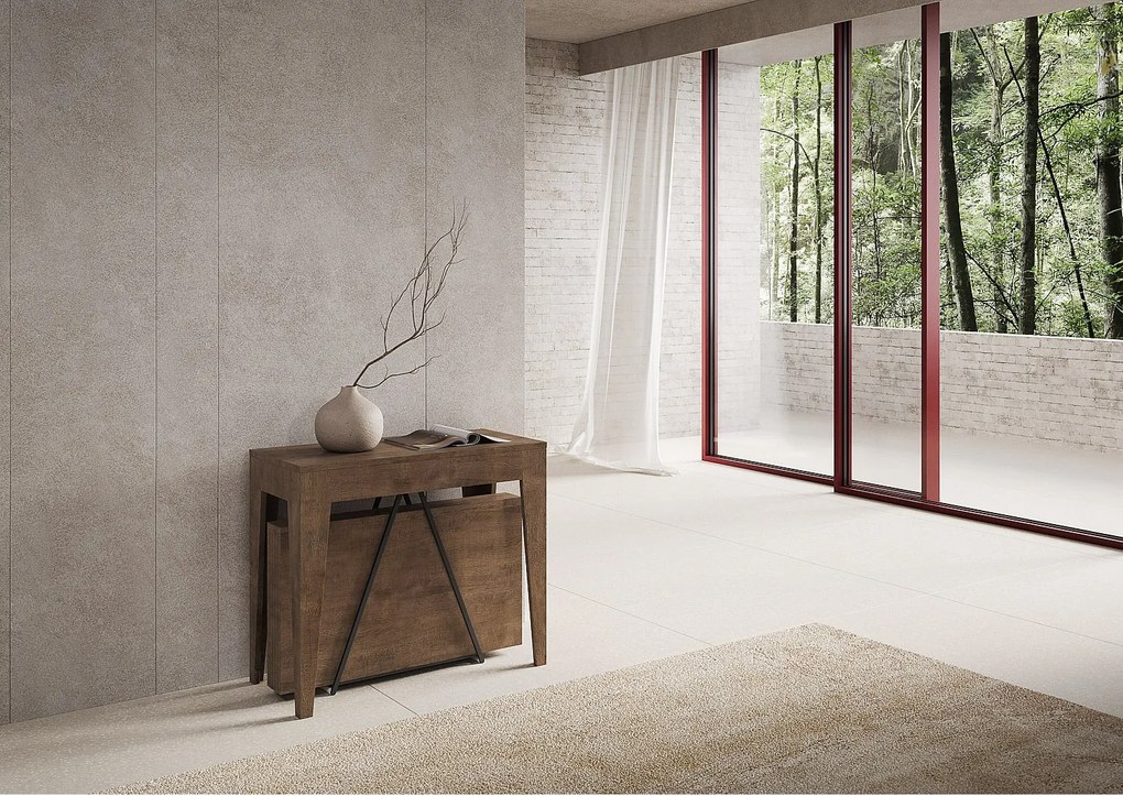 Konsola rozkładana 90x42/198 cm Zima Small orzech