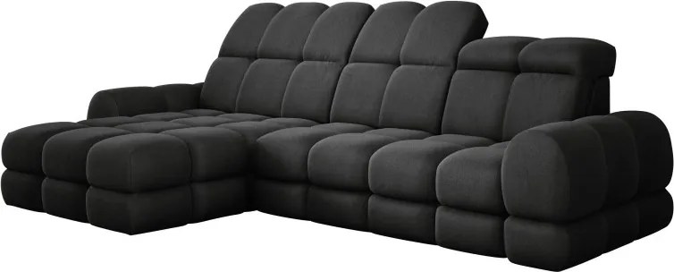 Narożnik TOLLO MINI S Lewostronny Elektryczna regulacja Solar 99 kolor Antracytowy WERSAL