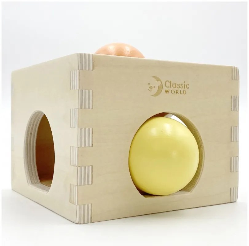 Classic world pastelowy zestaw edukacyjny dla dzieci box od 6 do 12 miesiąca