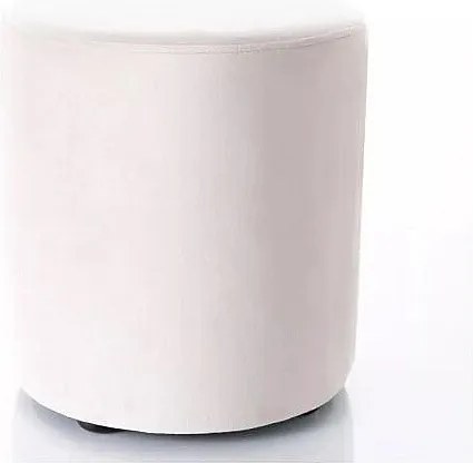 Pufa DOTI C VELVET jasnobeżowa