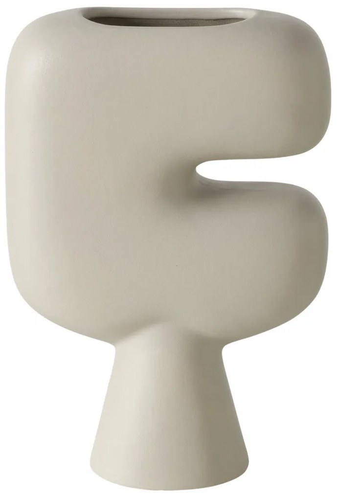 Matowy wazon gliniany PASU, 23 cm