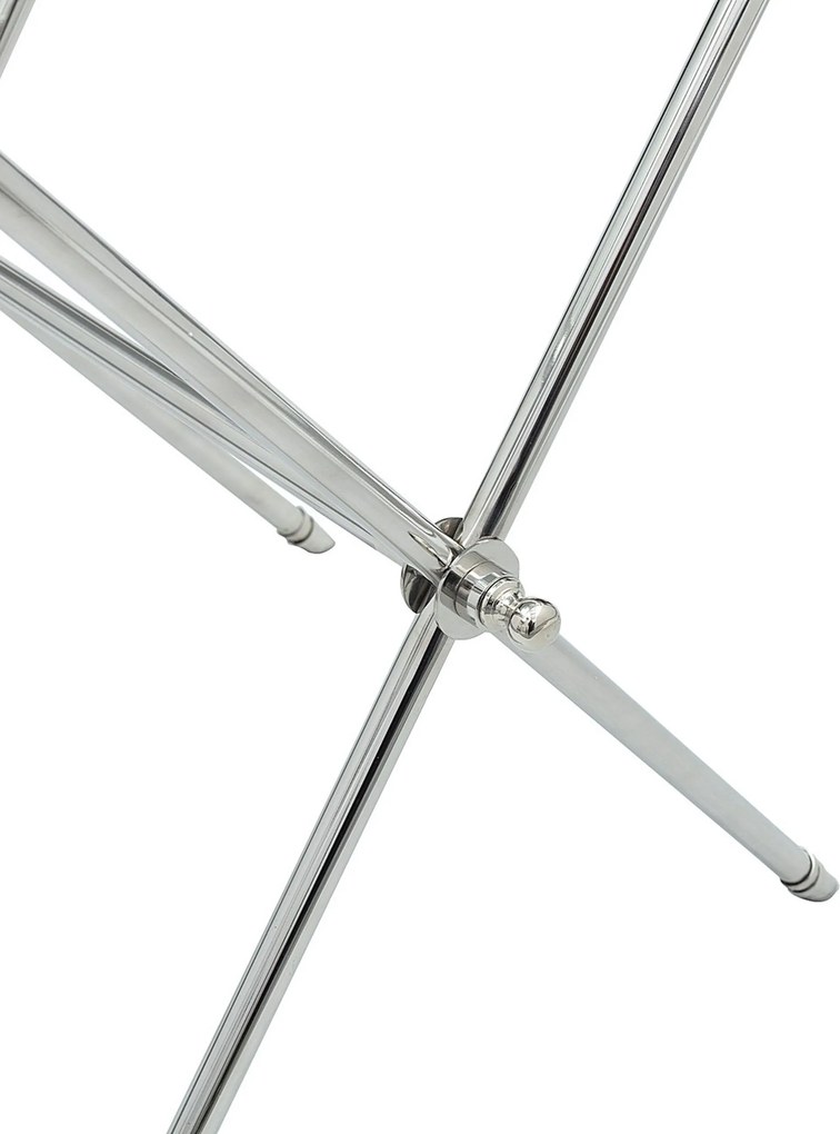 Stolik pomocniczy Morris Silver 90x62x83 cm