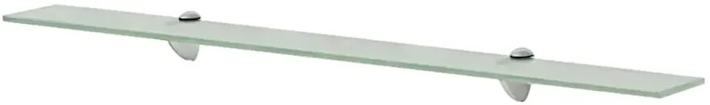 Mleczna półka ścienna szklana 90x20 M7-K68