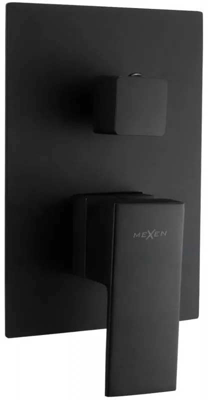 Mexen Uno bateria wannowa podtynkowa, czarna - 71435-70